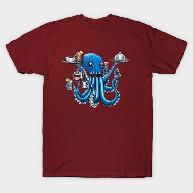 "OctoServer" - OctoKick collection T-Shirt by GardenPartyArt